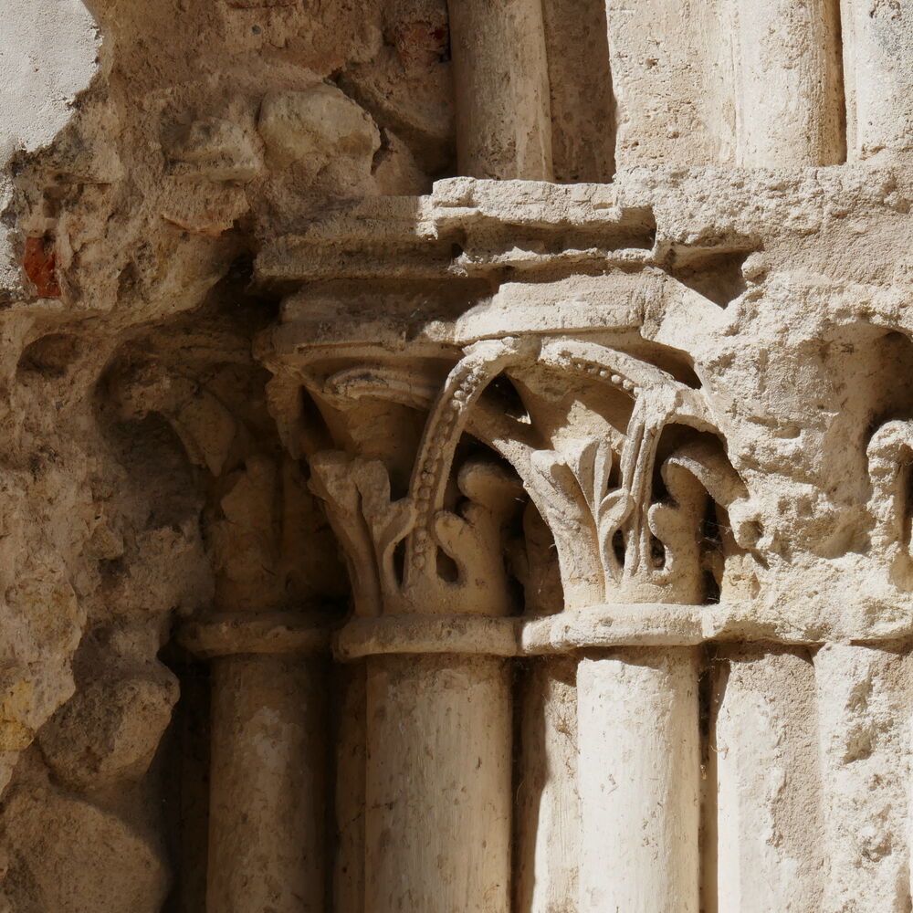 détail des chapiteaux de l'ancien logis, 2022_FG