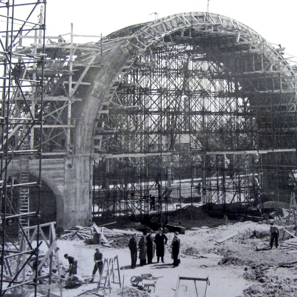 l'arche en cours de construction, vers 1932_ABM