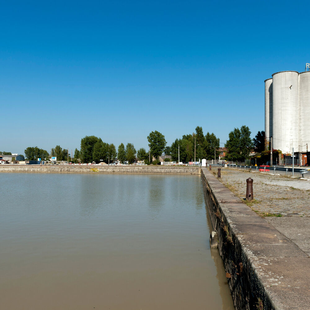 Vue des silos en 2012