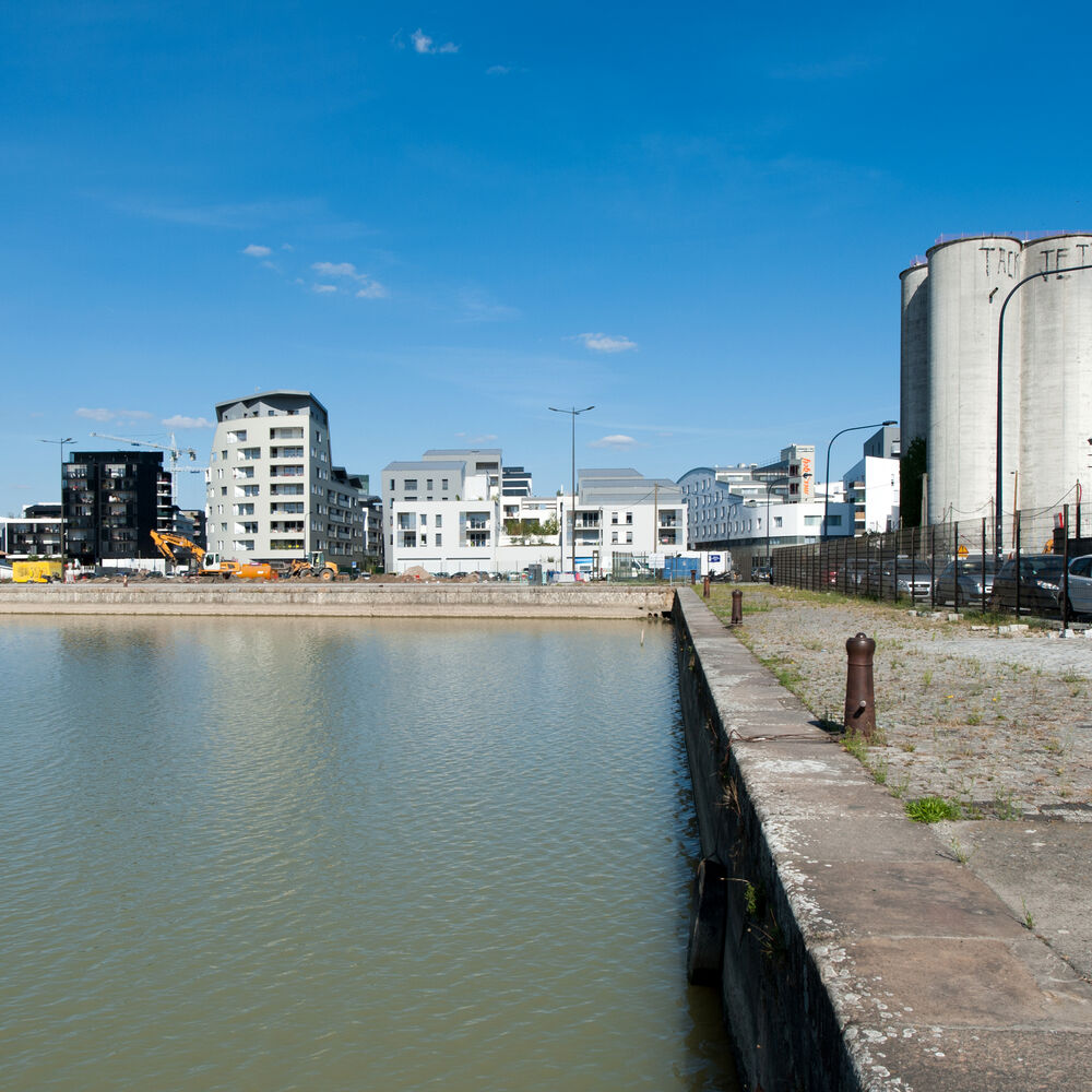 Vue des silos en 2016