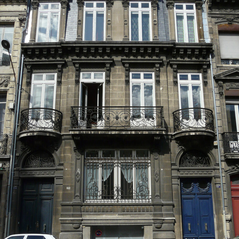 Vue de la façade de l'immeuble, 13 cours Saint-Louis. Bordeaux