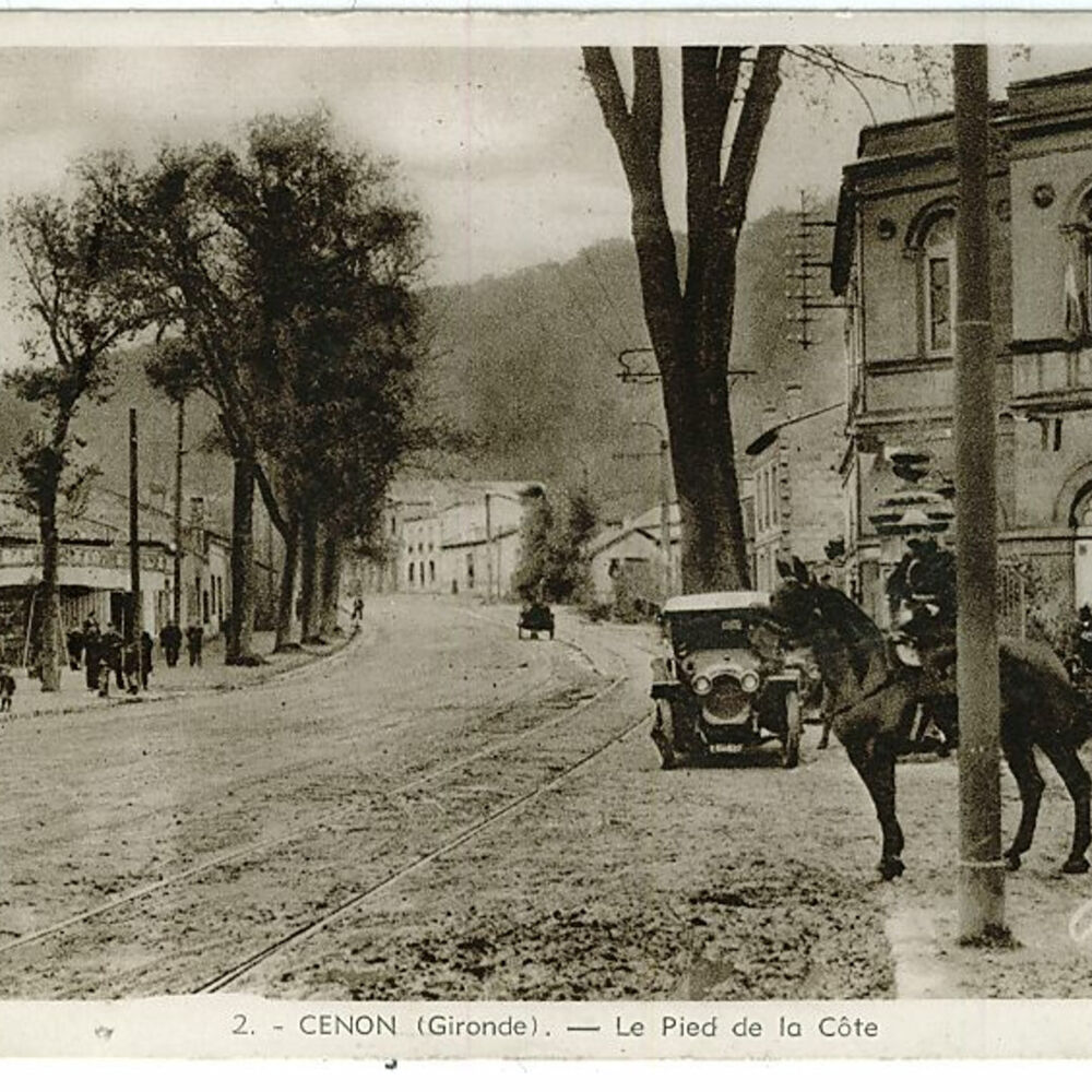 Château Guithon, avenue Carnot Cenon, en 1900