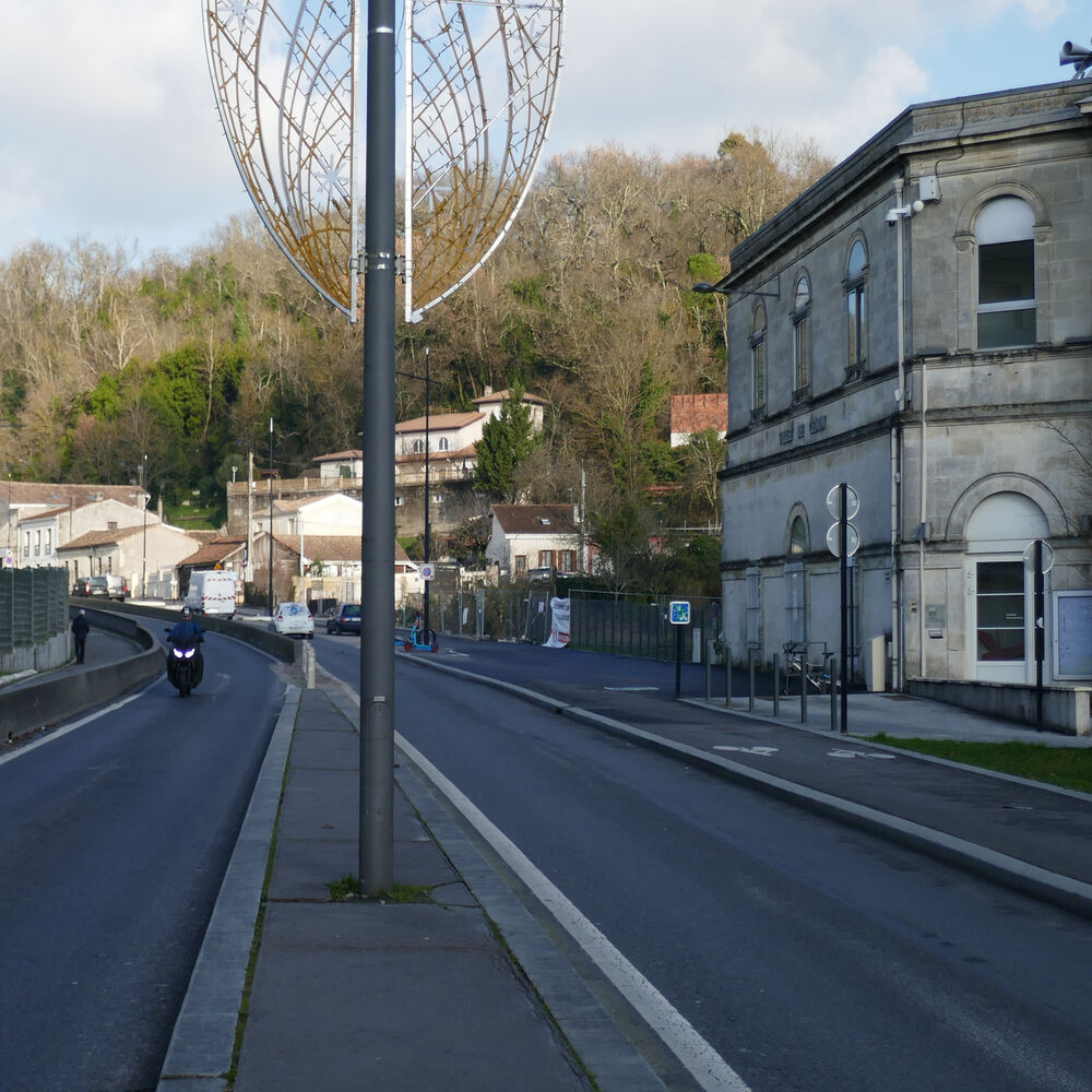 Château Guithon, actuellement mairie de Cenon, avenue Carnot Cenon, en 2023