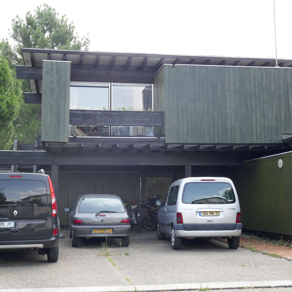 Façade maison Lajus, Pierre Lajus, architecte 1973.