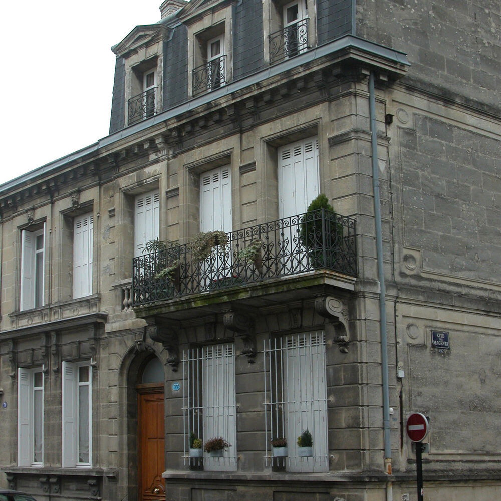 Vue en perspective de la maison sise n°77