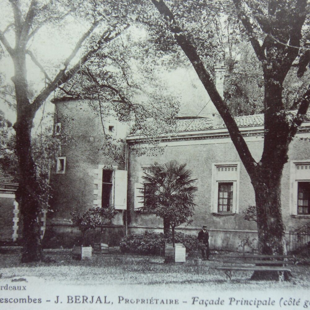 carte postale ancienne façade rue