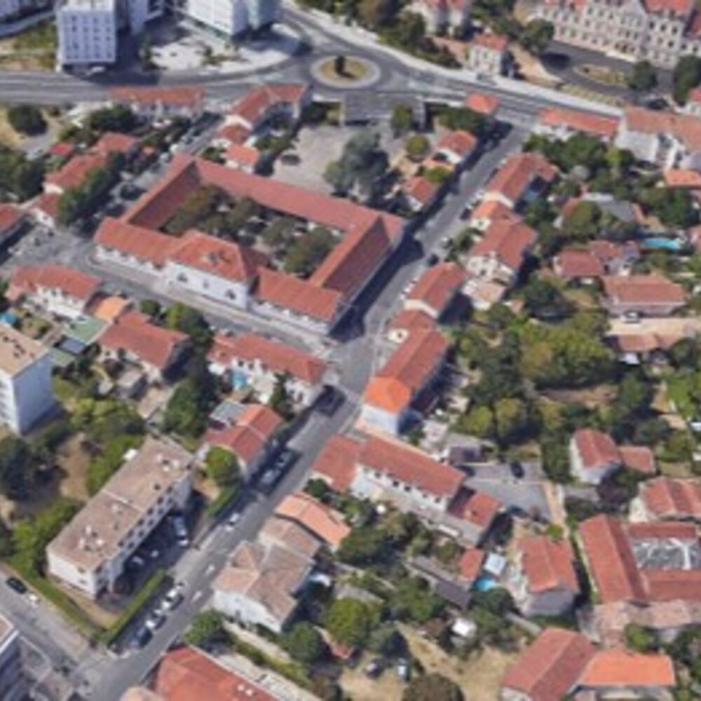 Vue aérienne la cité Loucheur 2022