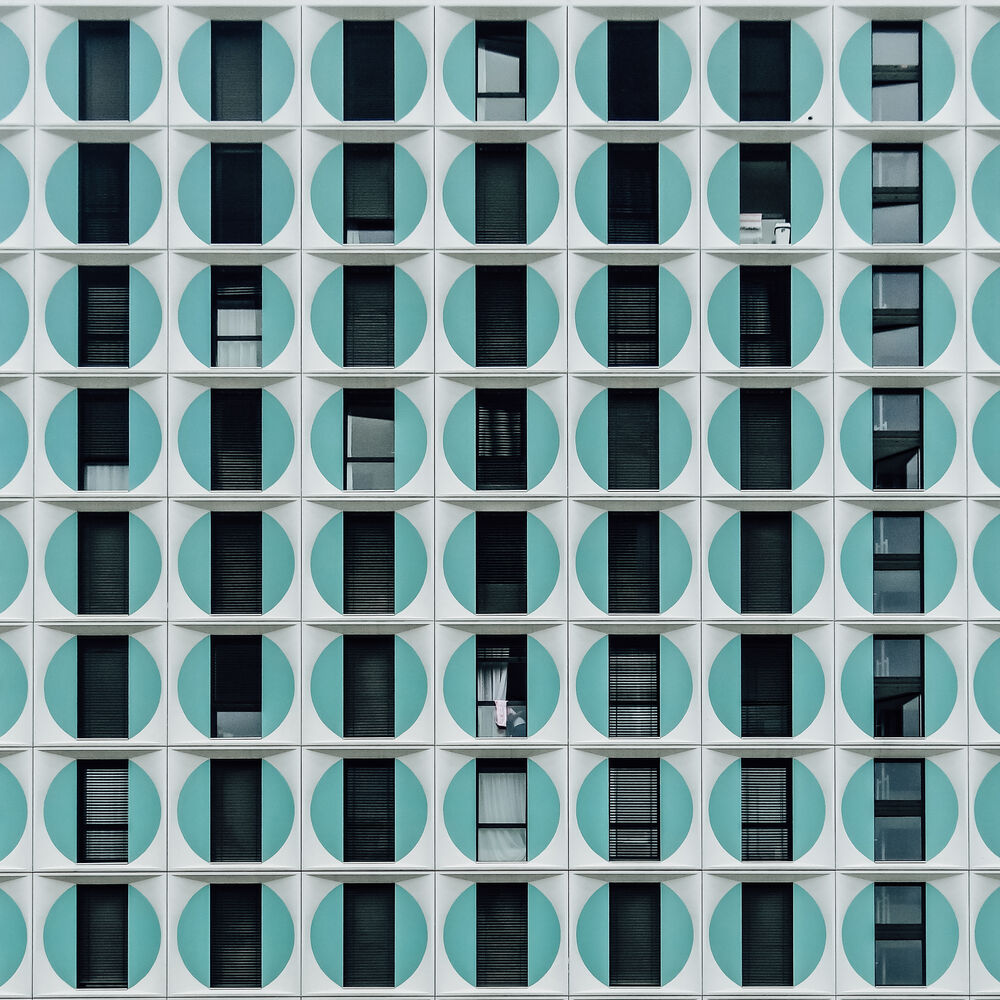 Détail de la façade principale en 2019.