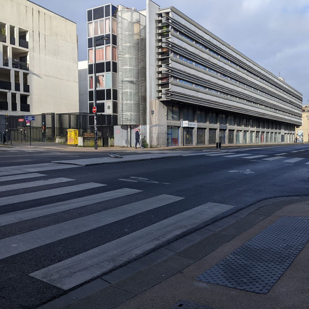 Vue d'ensemble depuis le cours de la Marne.