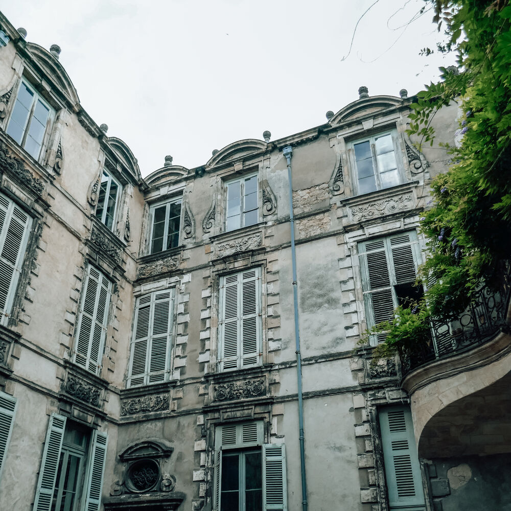 Vue depuis la cour de l'hôtel Ragueneau
