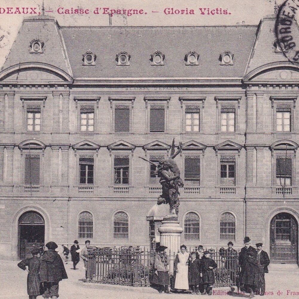 Façade de 1882 sur une carte postale vers 1900.