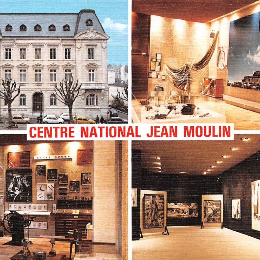 Carte postale du centre national Jean Moulin en 1981.
