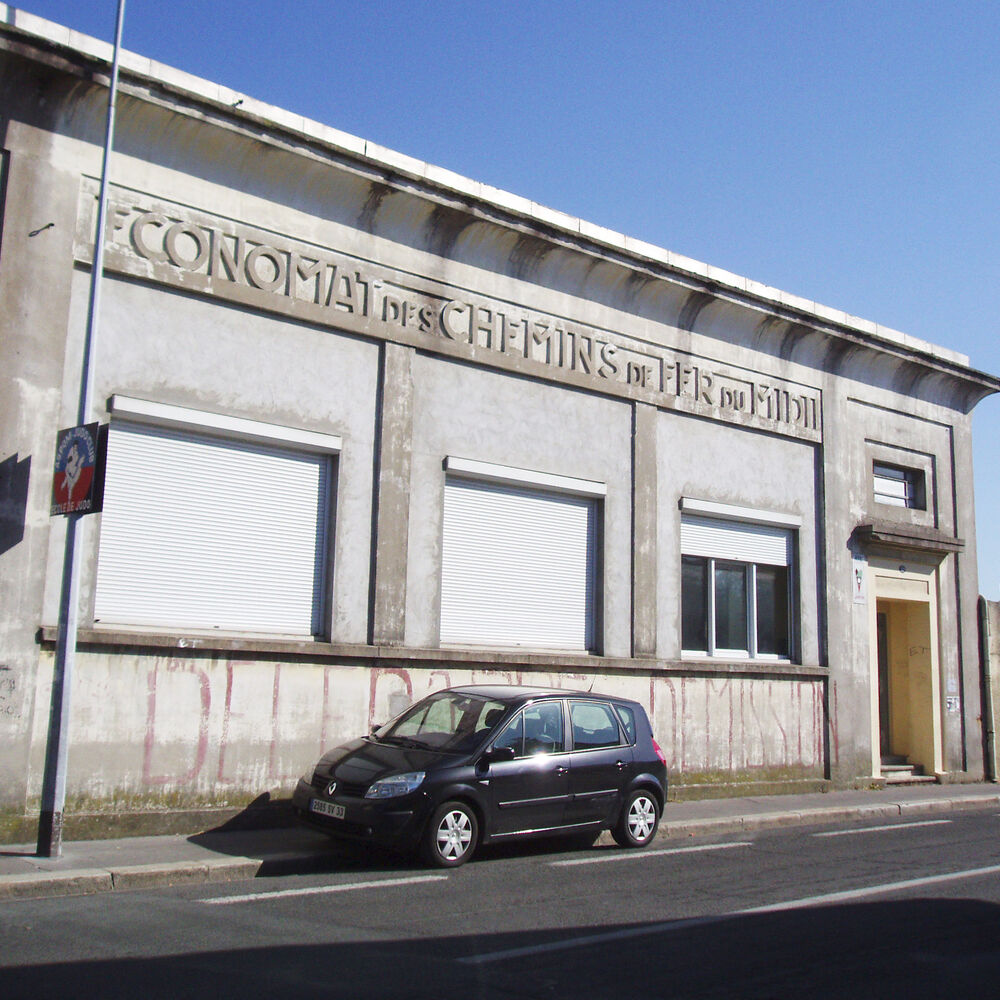 Façade de l'Economat des  Ch. de Fer du Midi