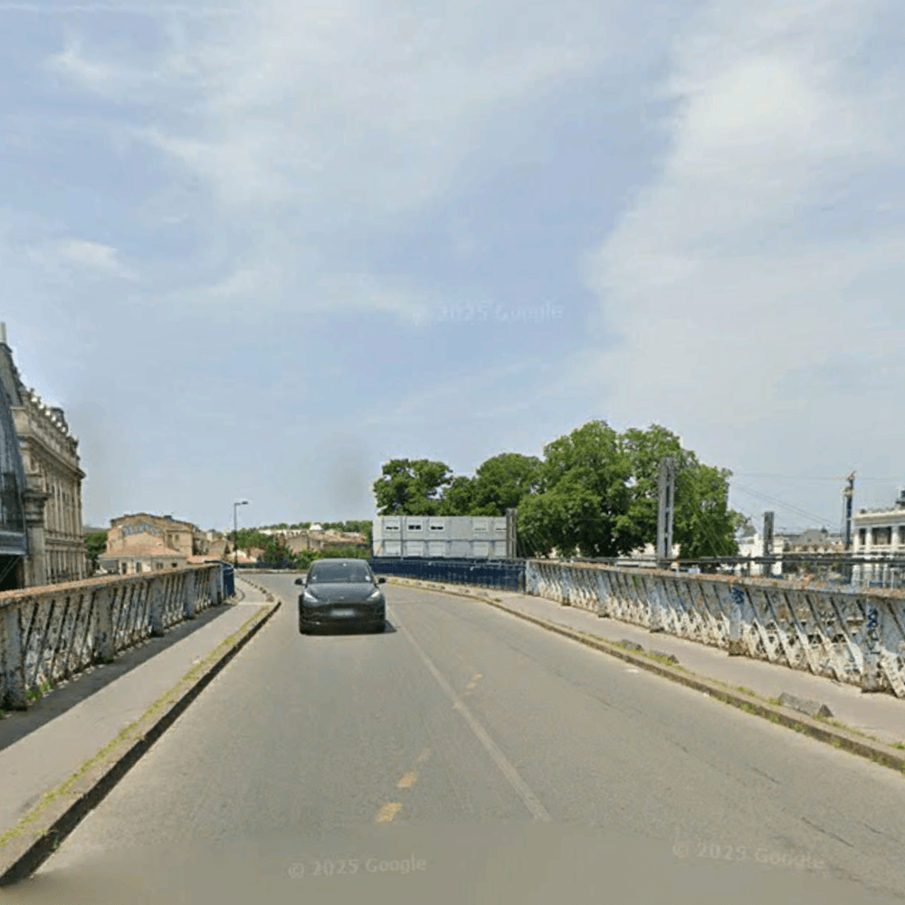Section à treillis du Pont en U, Bordeaux