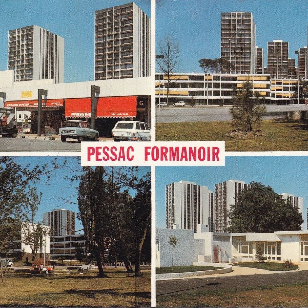 Mutlivues de l'ensemble Saige-Formanoir, carte postale vers 1975.