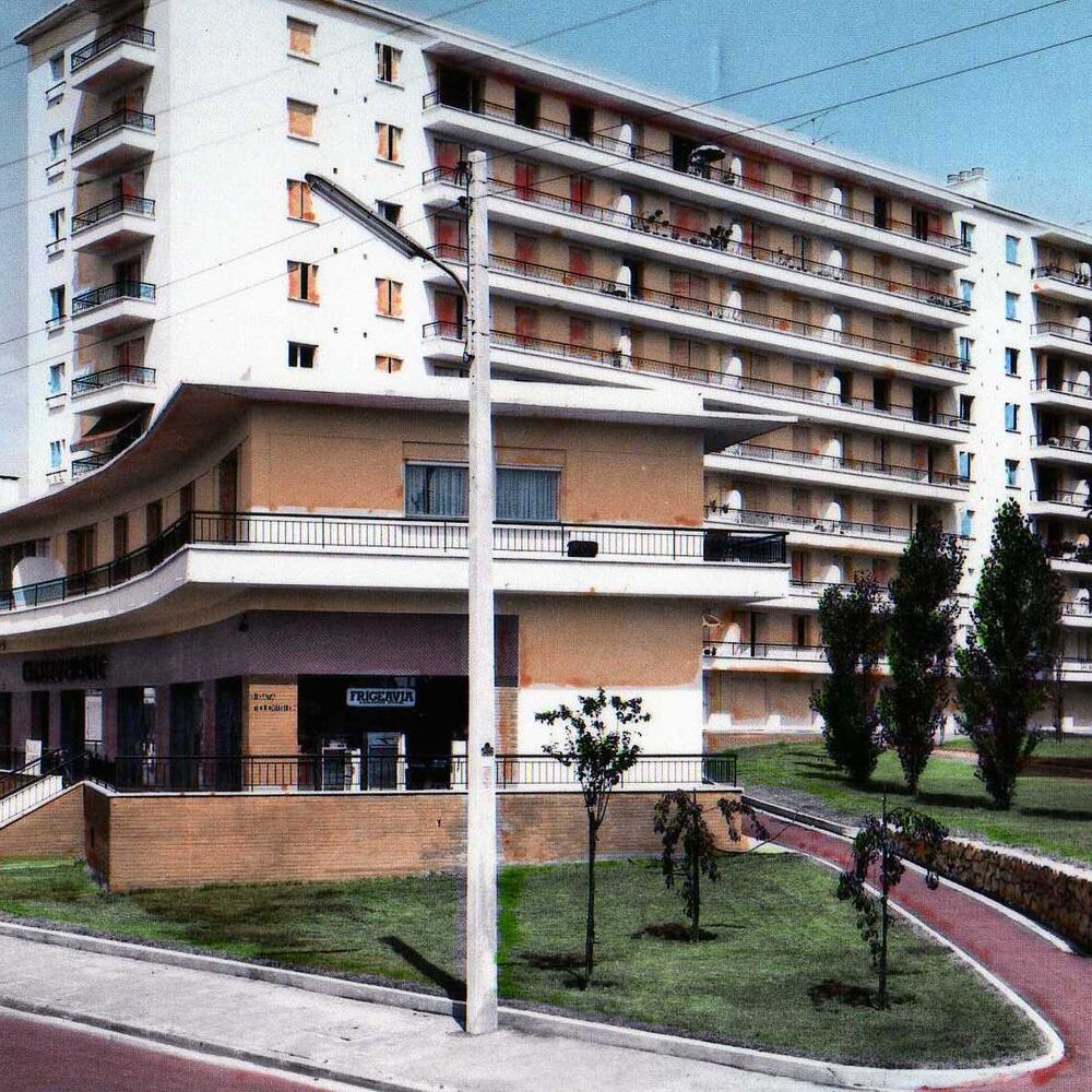 La résidence Poincaré peu après sa construction en 1962.