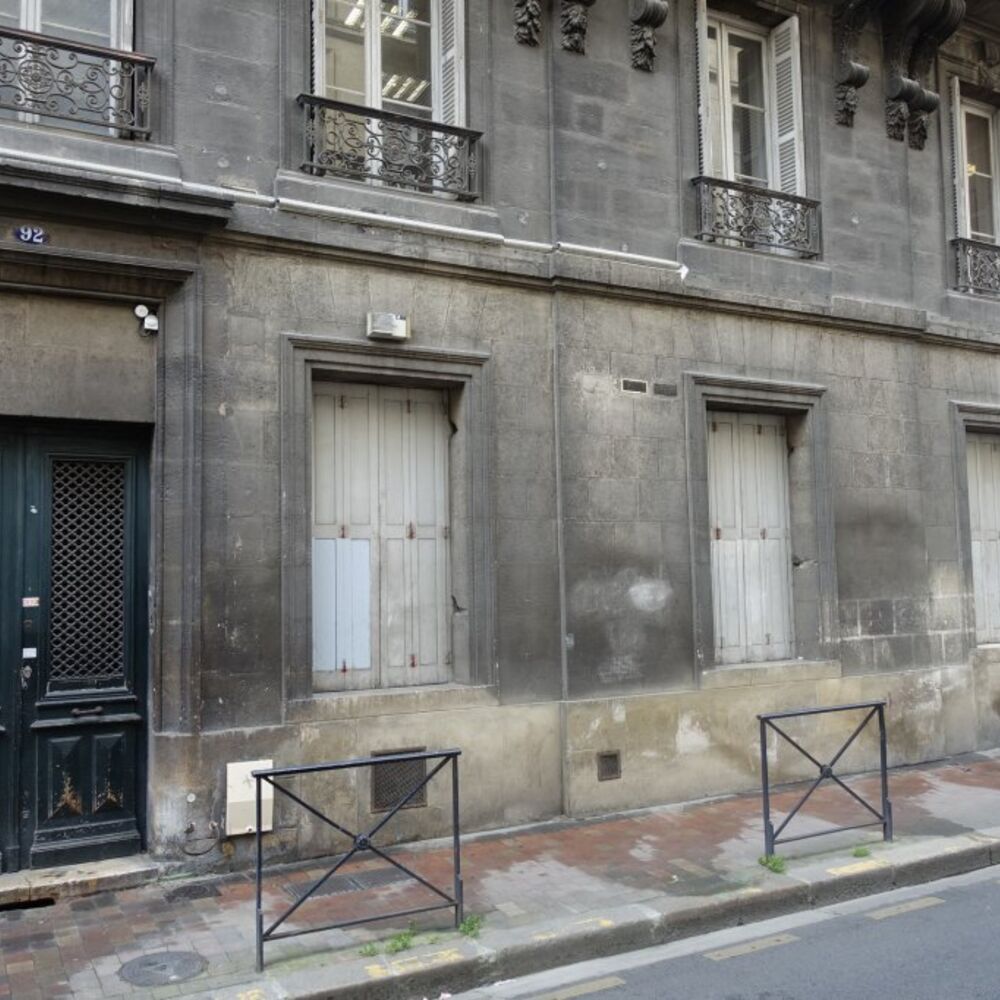 Le rez-de-chaussée de l'immeuble rue du Loup remanié en 1960.