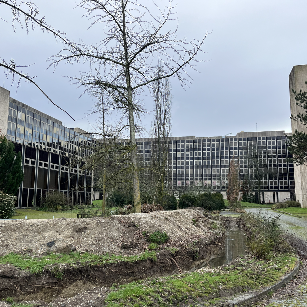 Façades du bâtiment en U