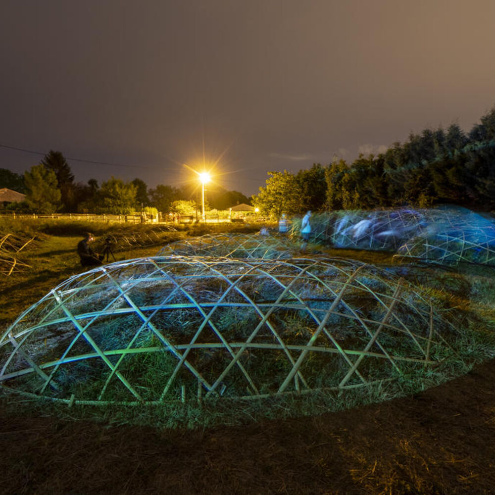 L'oeuvre de land art "Passerelles" de Julien Mouroux (2021)