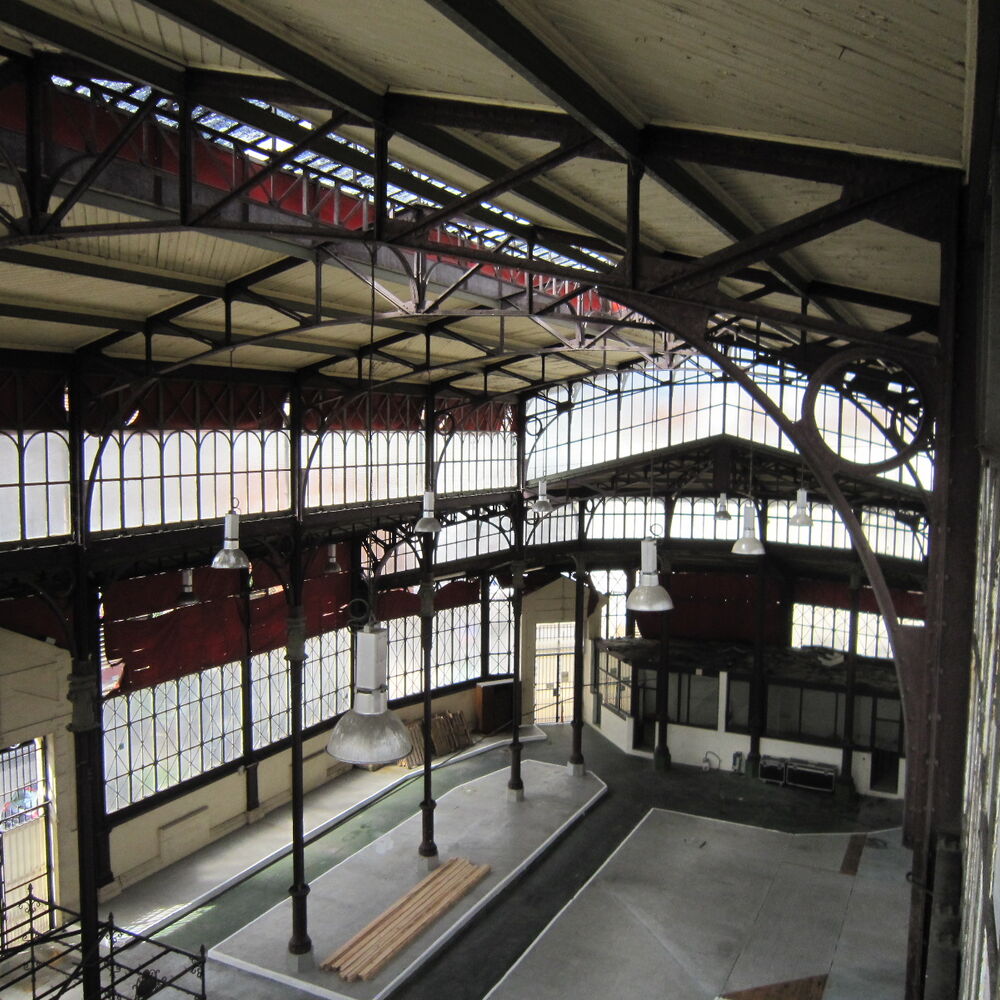 Vue intérieure du marché