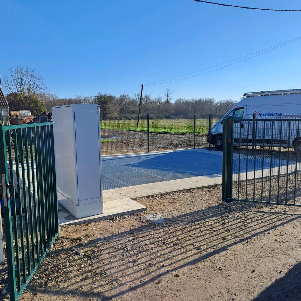 Station de pompage à l'amont de la jalle, 2024