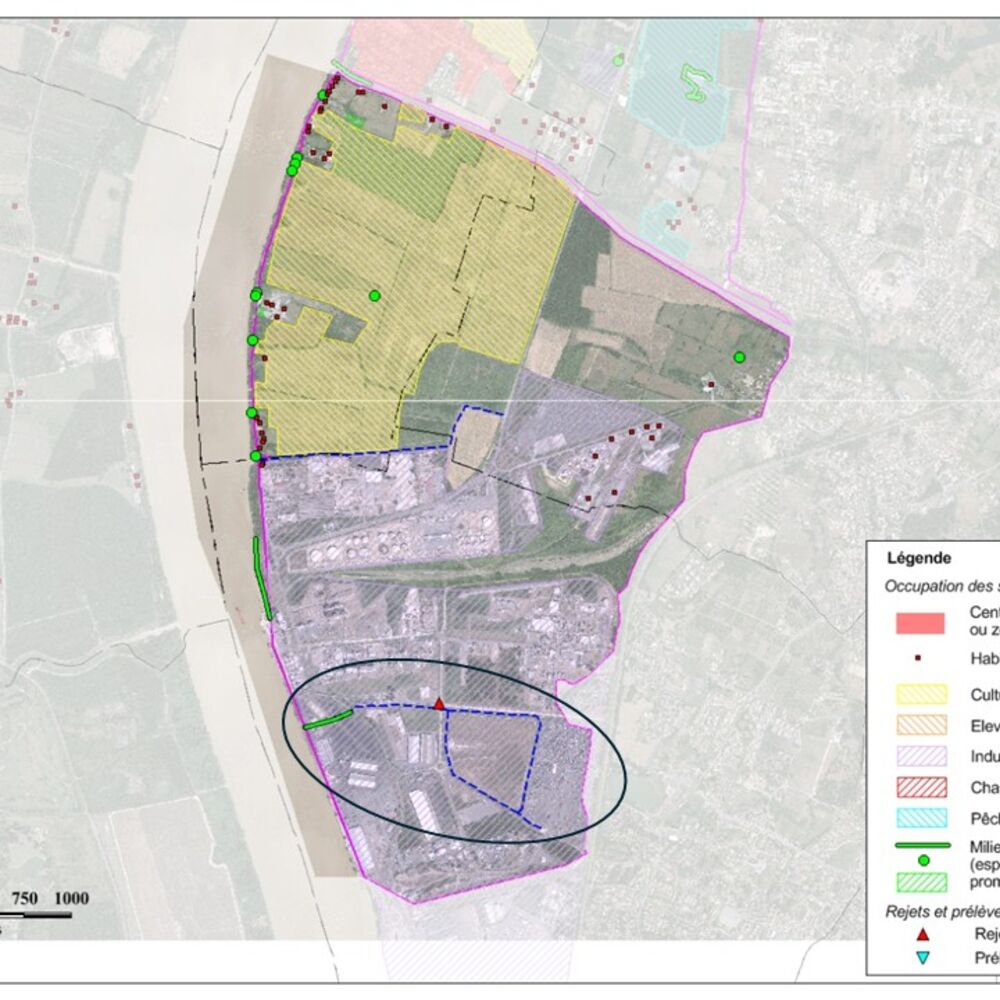 Cartographie des ouvrages sur l'Estey Rabey, 2018