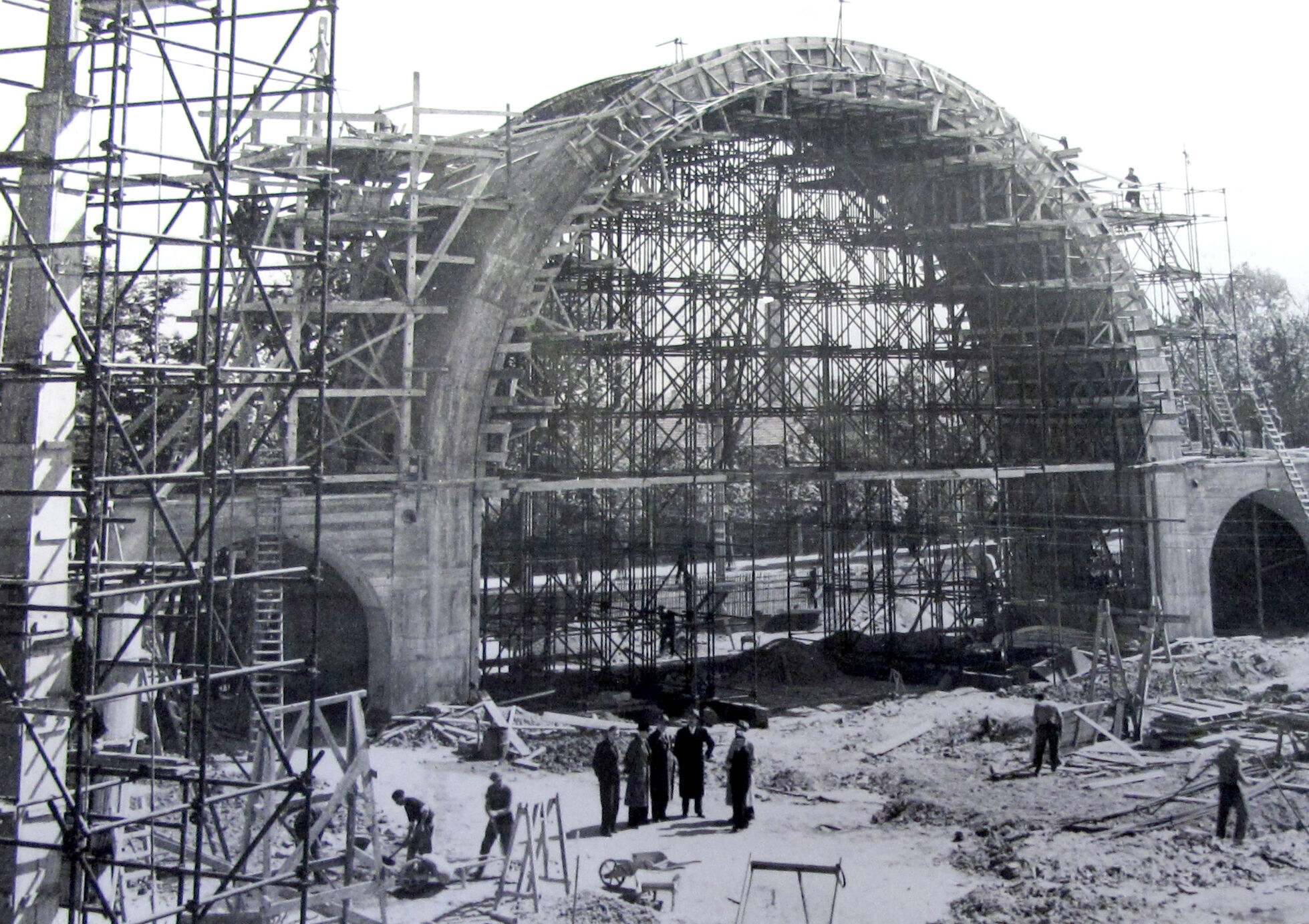 l'arche en cours de construction, vers 1932_ABM