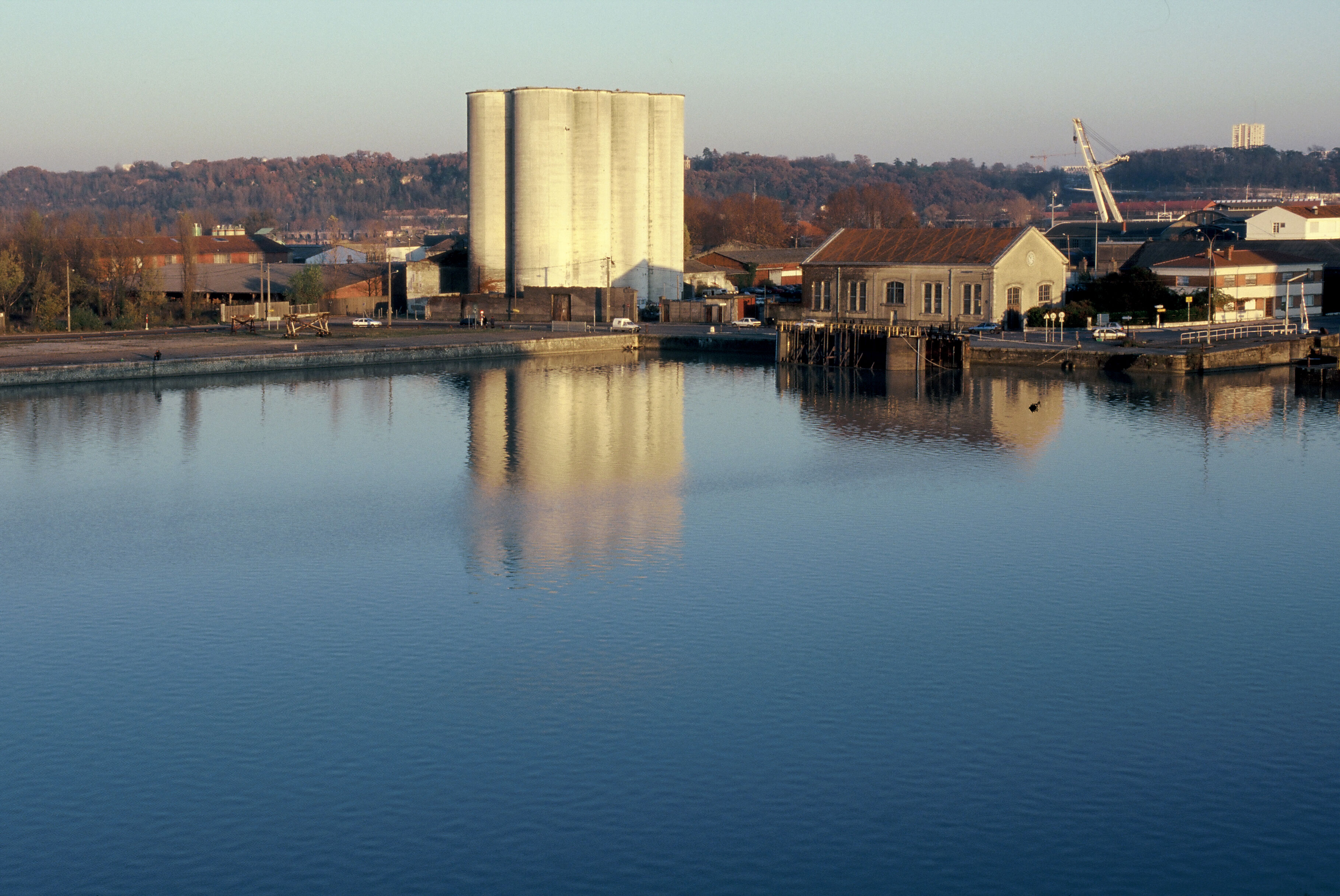 Vue des silos en 2004