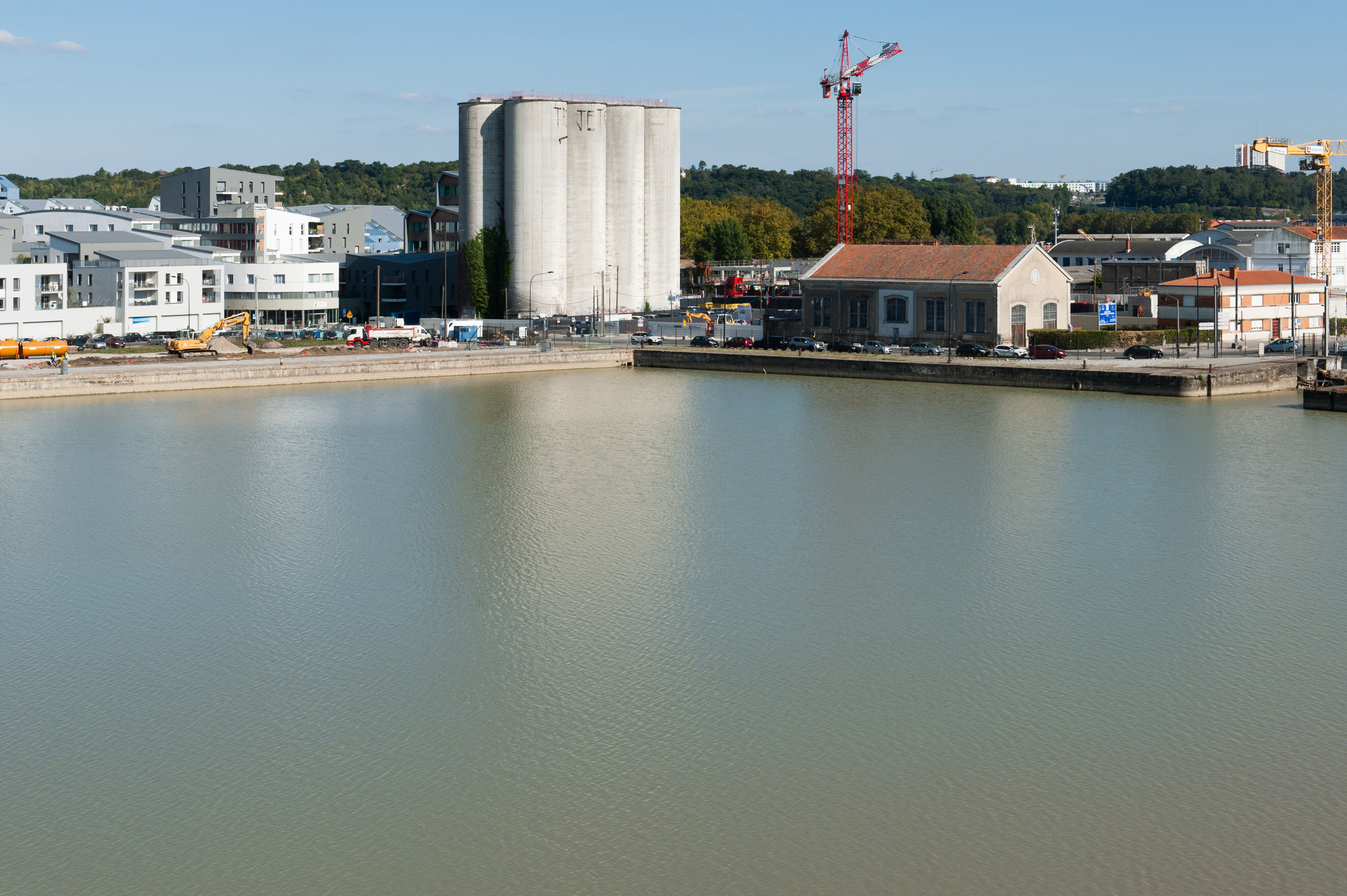 Vue des silos en 2016