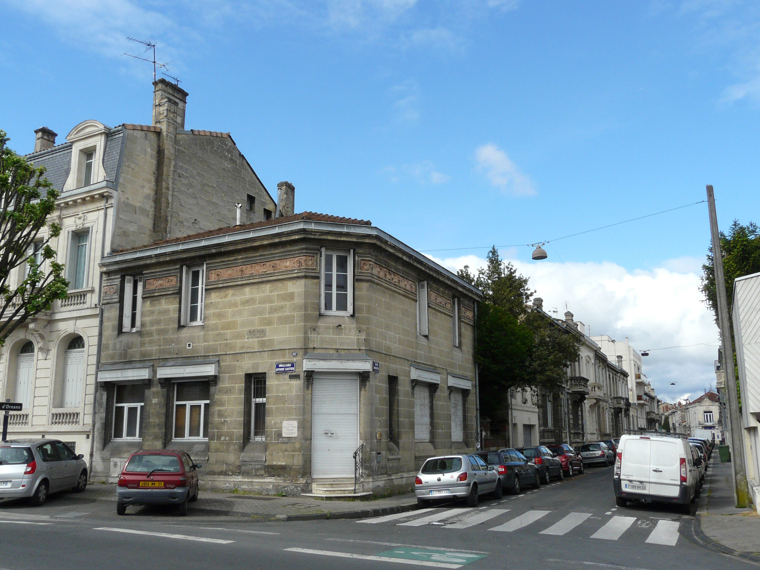 Maison, 107 boulevard Antoine-Gautier, Bertrand Alfred-Duprat, architecte, 1902.