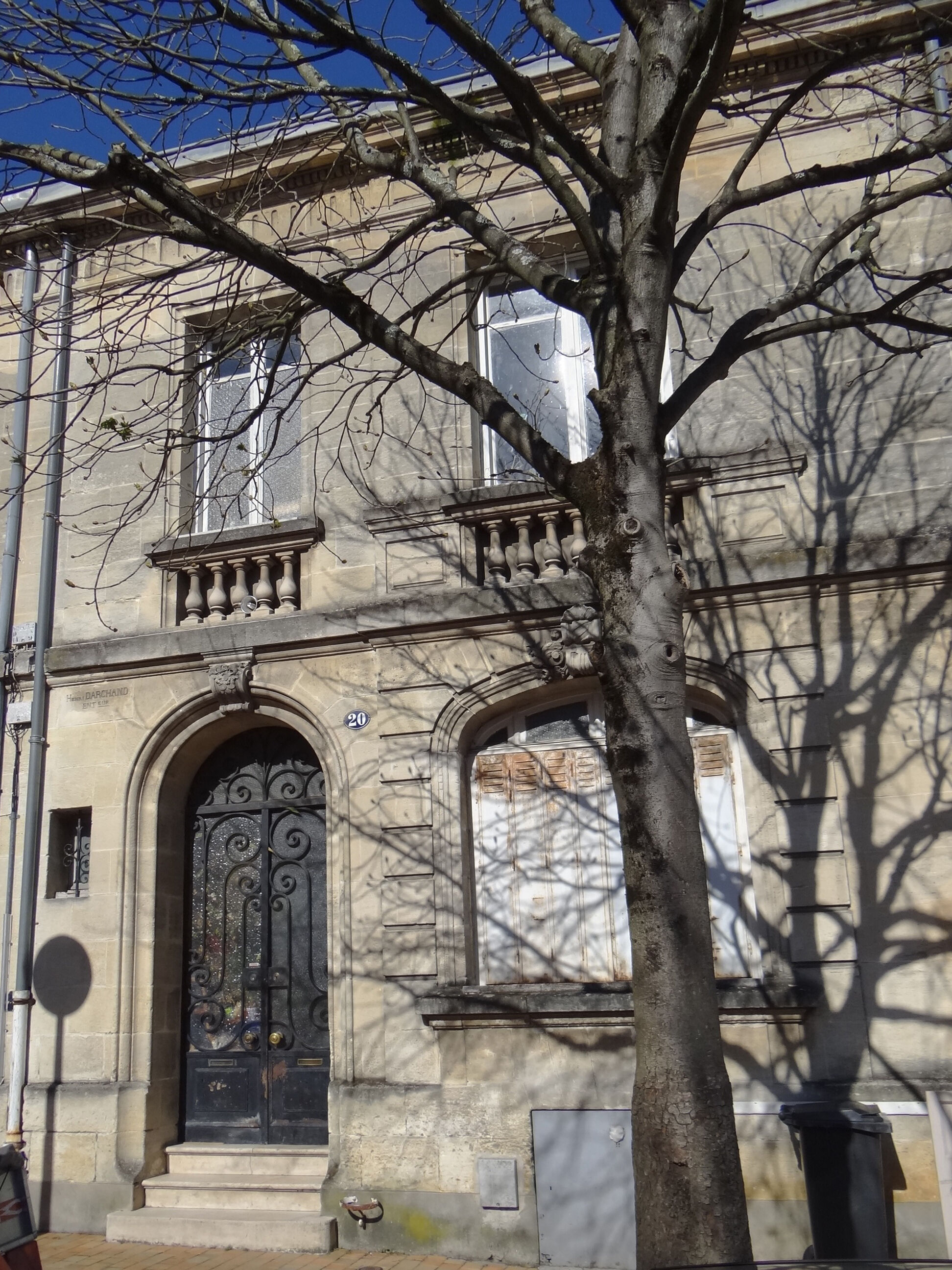 Vue de la façade, 20 avenue Vercingétorix, entrepreneur Henri Darchand, 1930.