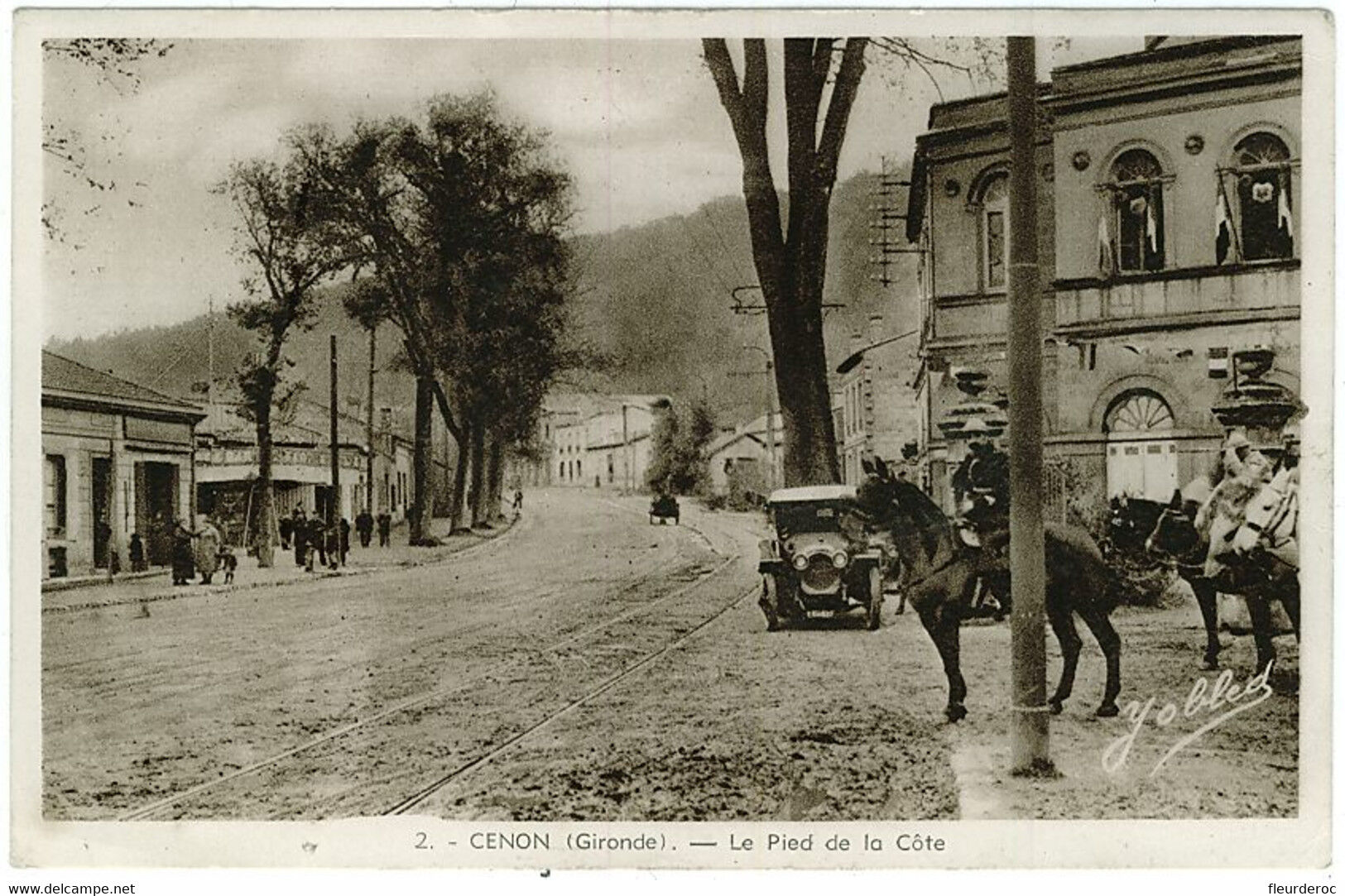 Château Guithon, avenue Carnot Cenon, en 1900