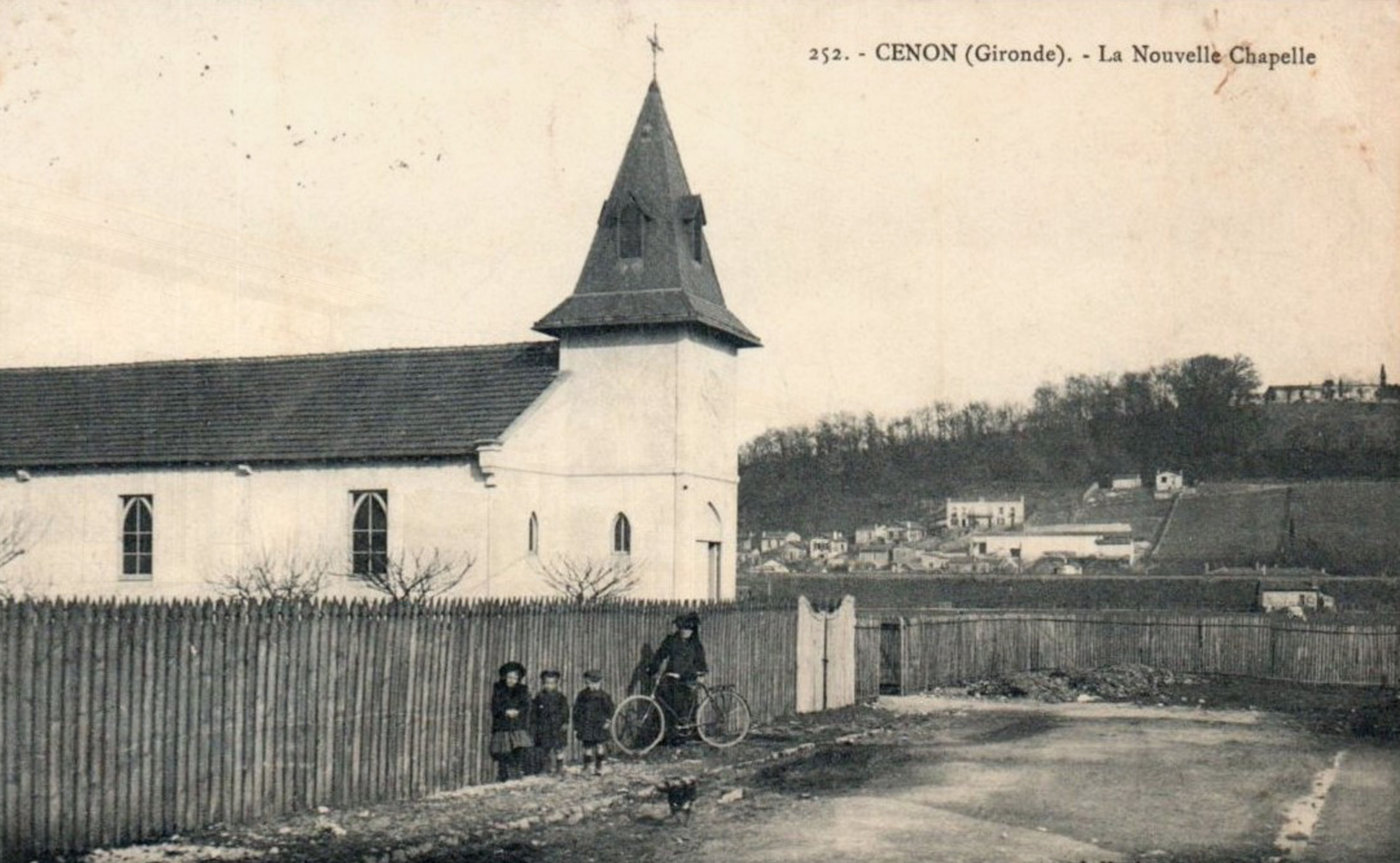  La Nouvelle Chapelle rue Brunereau Cenon, en 1910