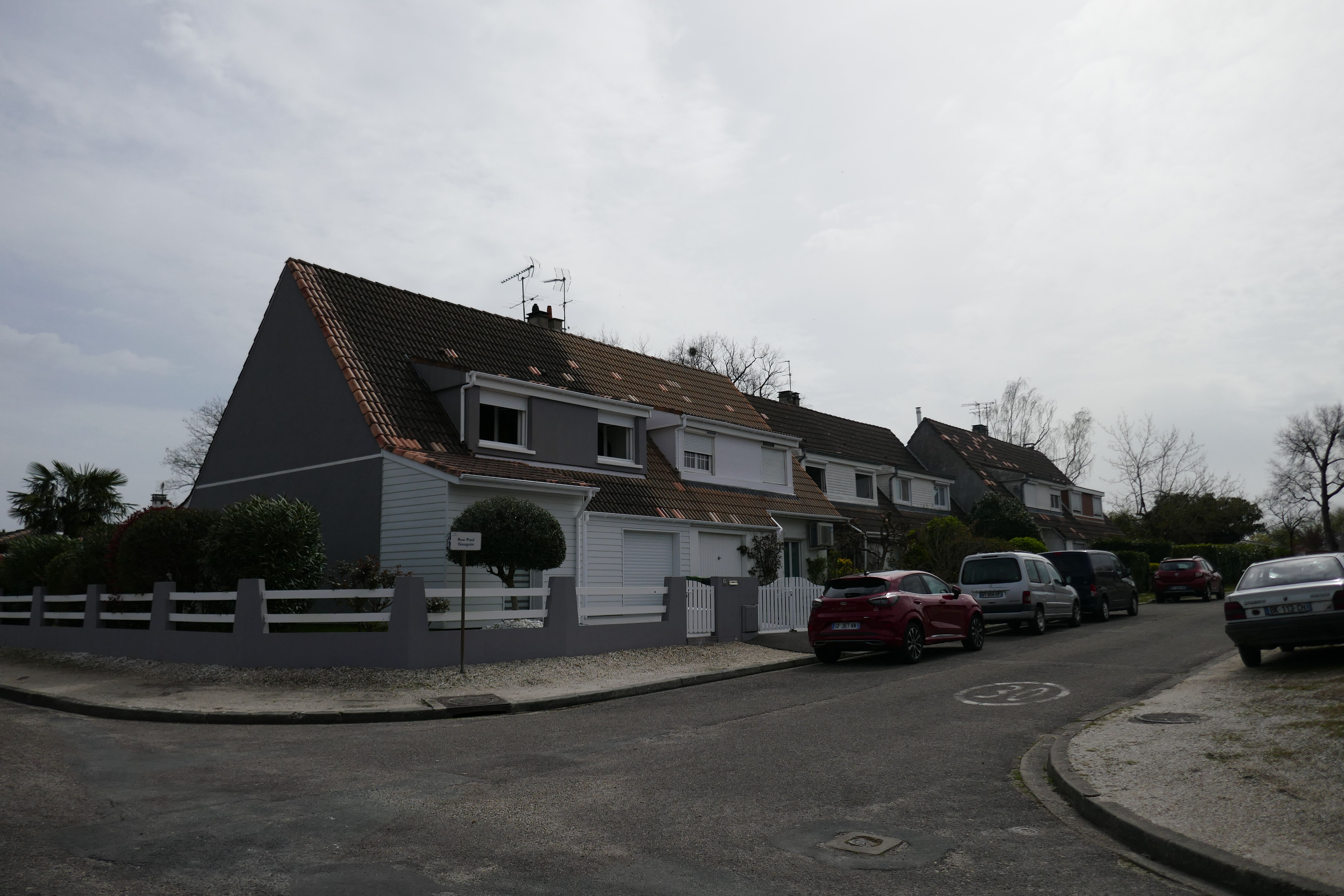 Maison jumelée dans l'un des îlots sud.