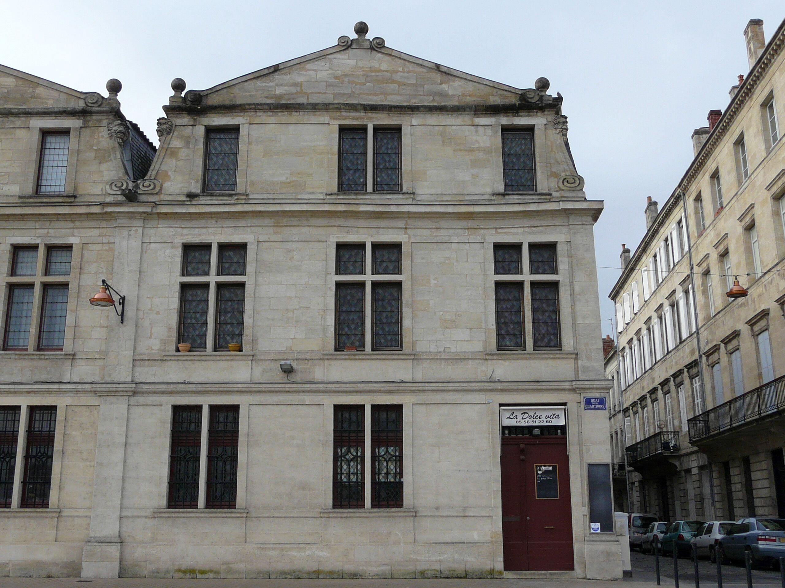 Façade du numéro 29 quai des Chartrons