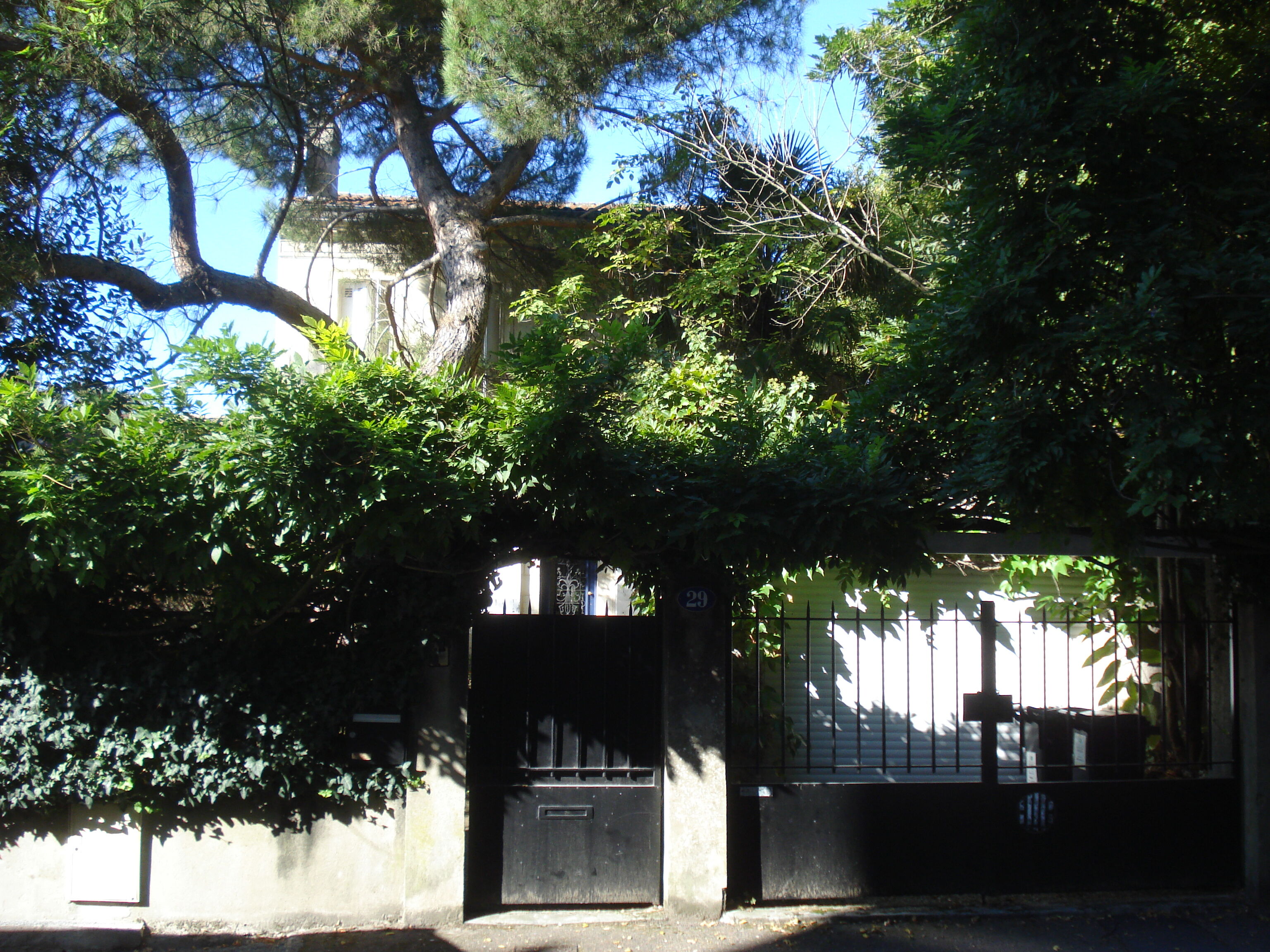 Vue de l'entrée