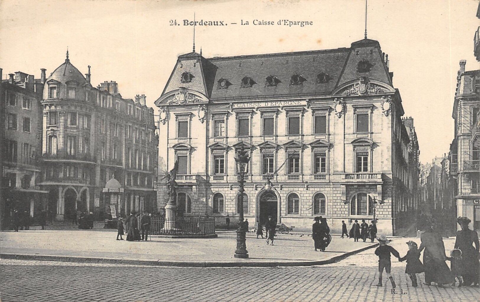 Façade du bâtiment après les modifications de 1907.
