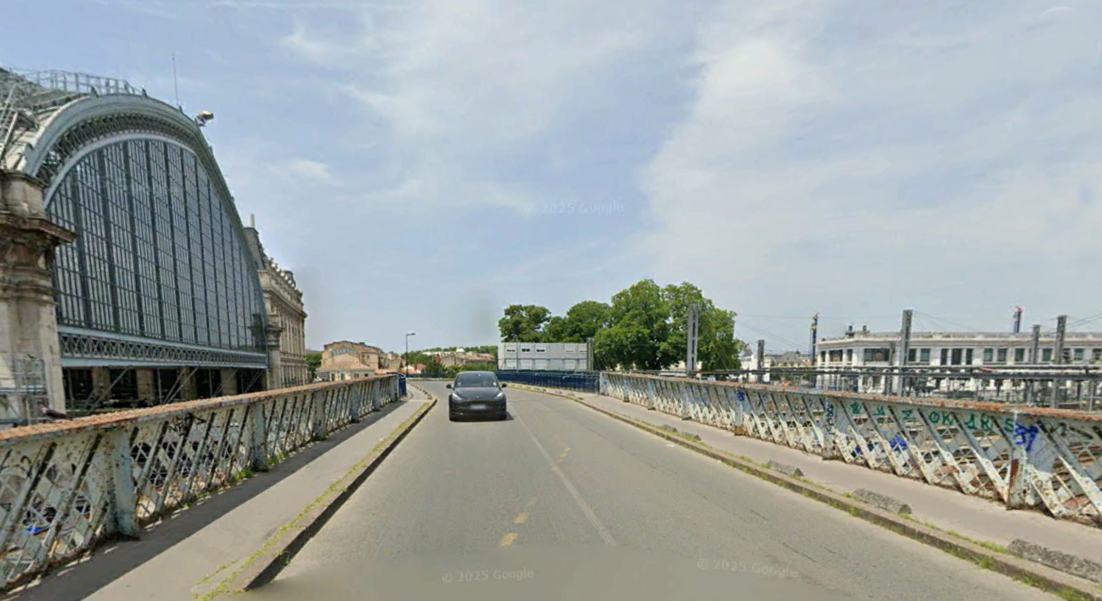 Section à treillis du Pont en U, Bordeaux