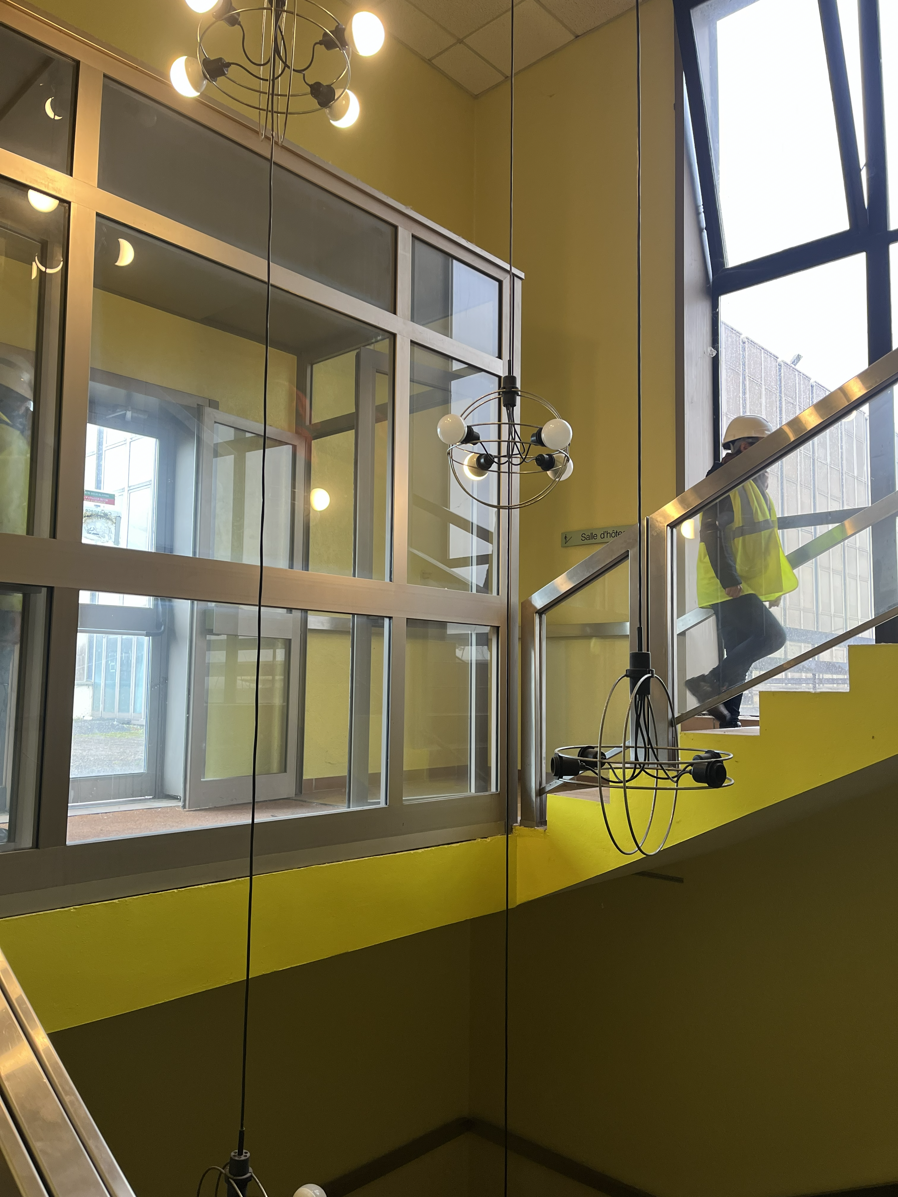 Circulation verticale dans la tour