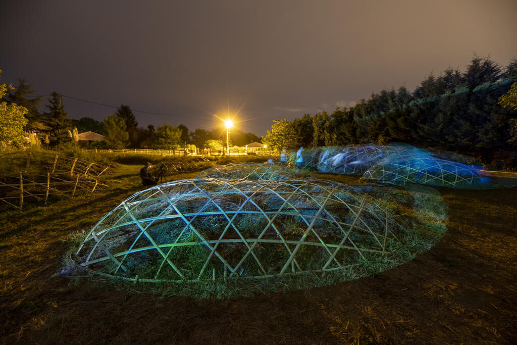 L'oeuvre de land art "Passerelles" de Julien Mouroux (2021)