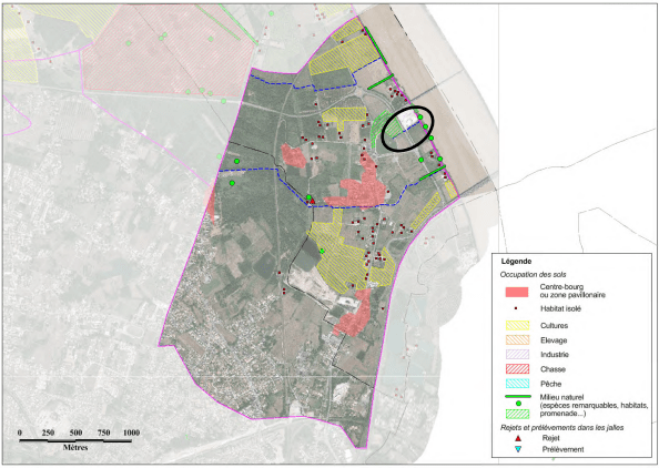 Carte d'utilisation des sols