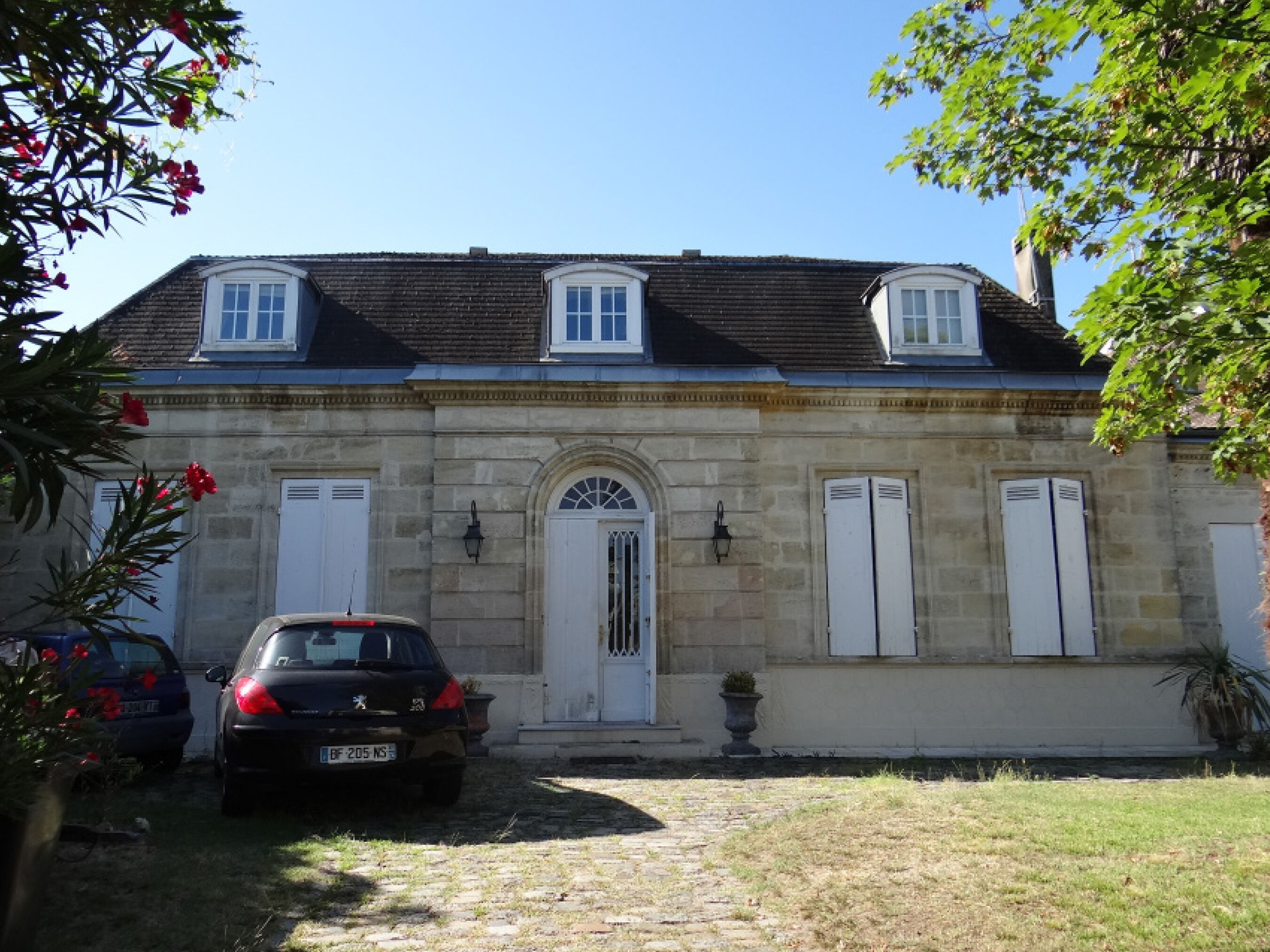 Façade principale de la maison 