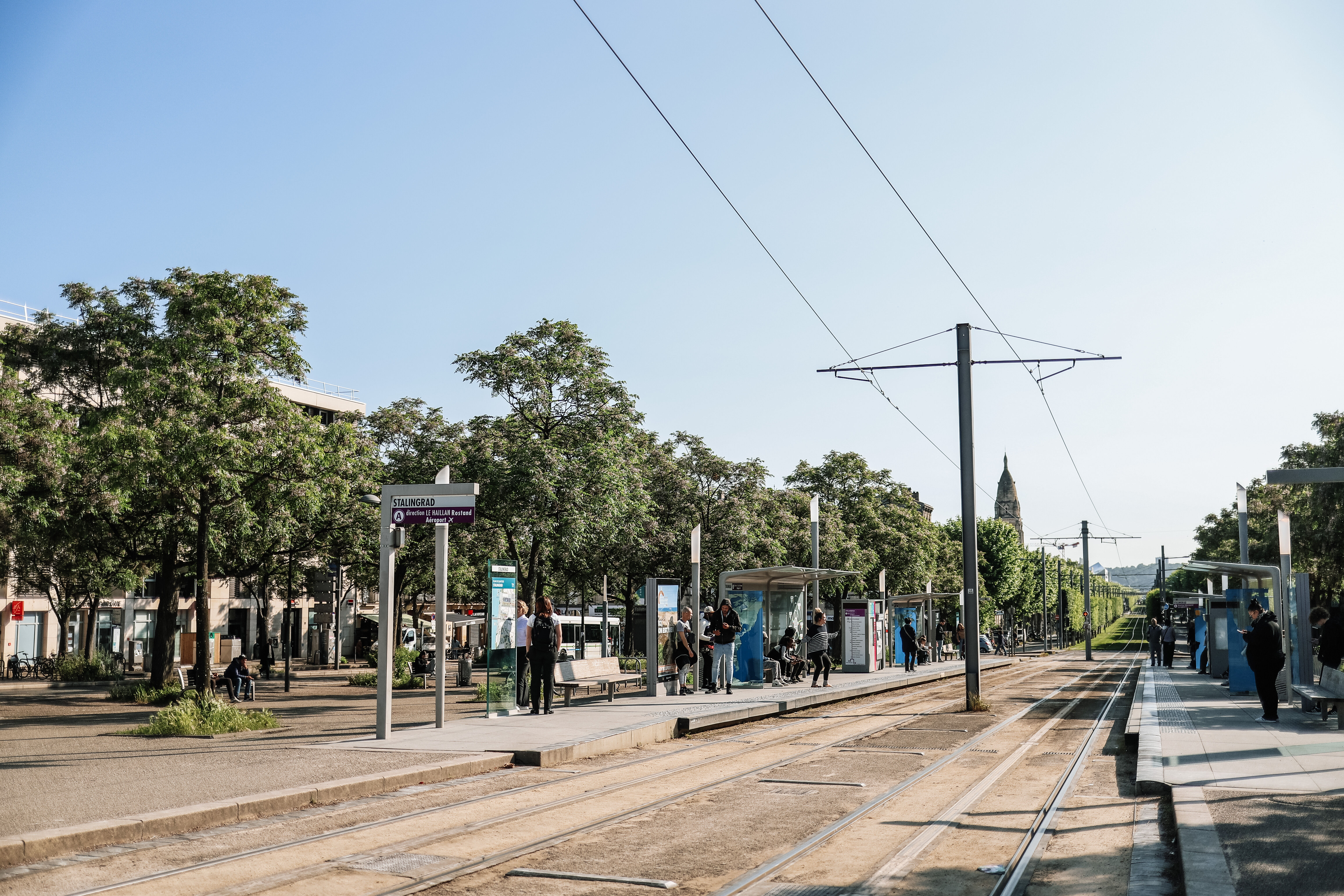 Nouvel aménagement de la place Stalingrad, 2025