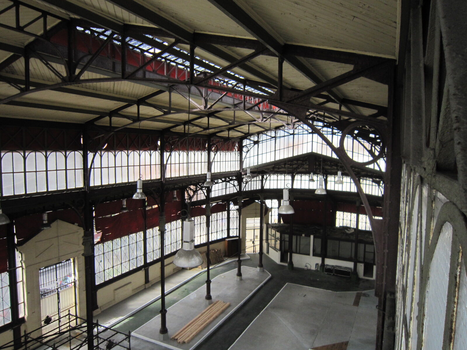 Vue intérieure du marché
