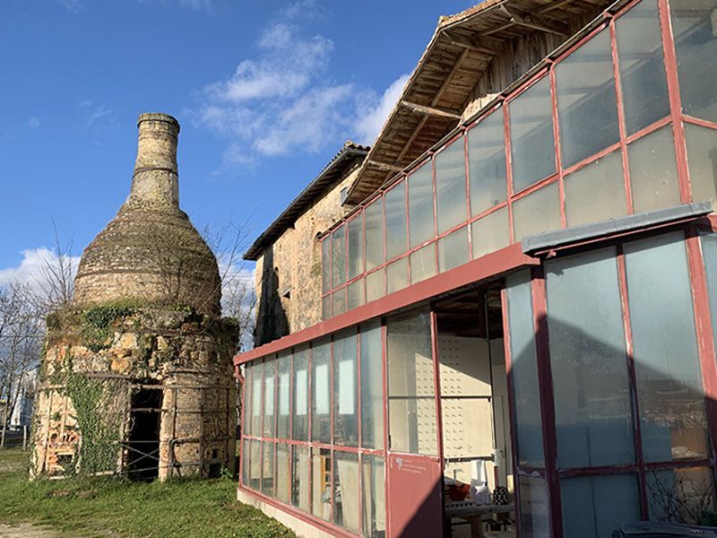 Un des fours bouteille de l'usine