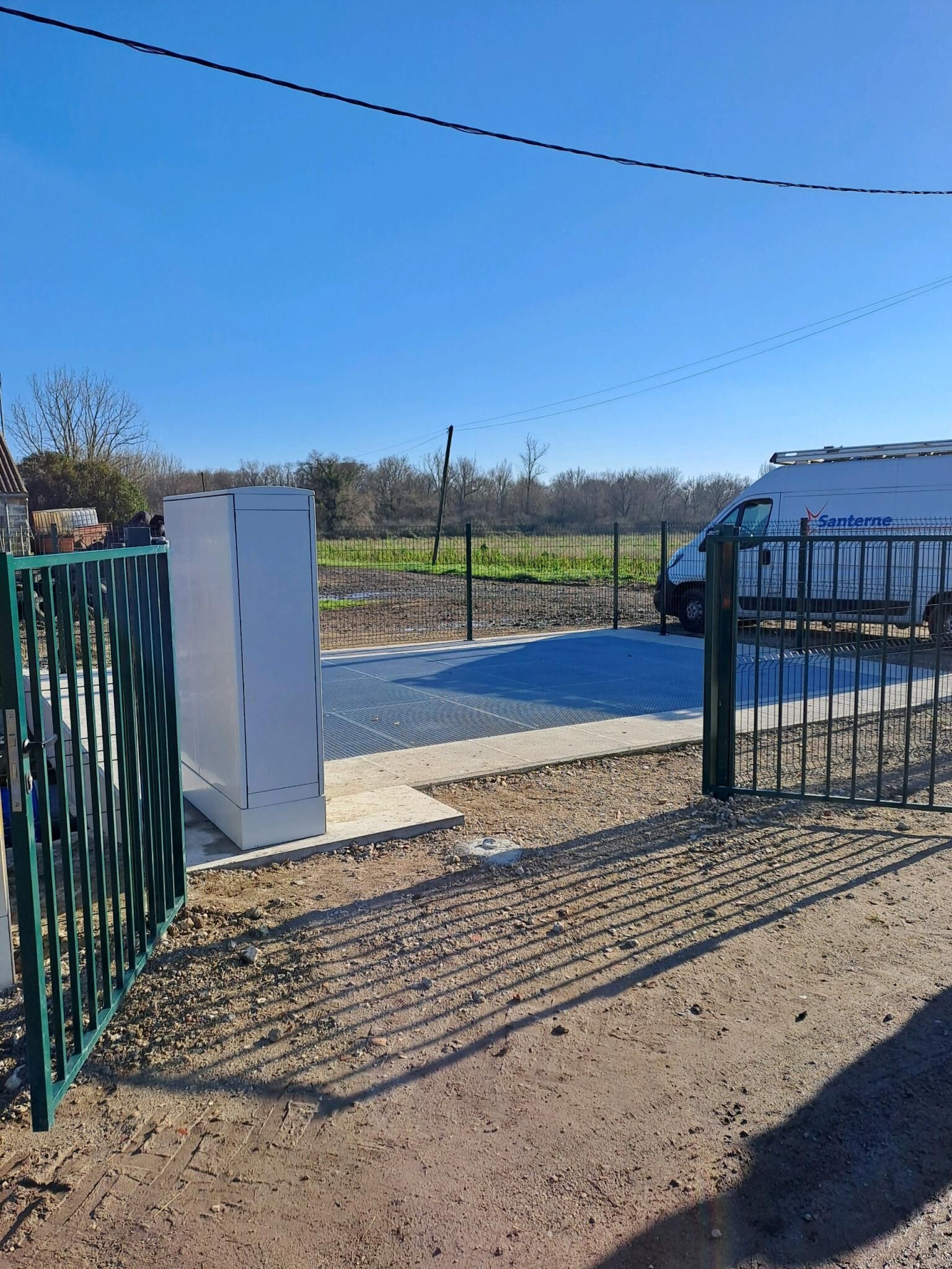 Station de pompage à l'amont de la jalle, 2024