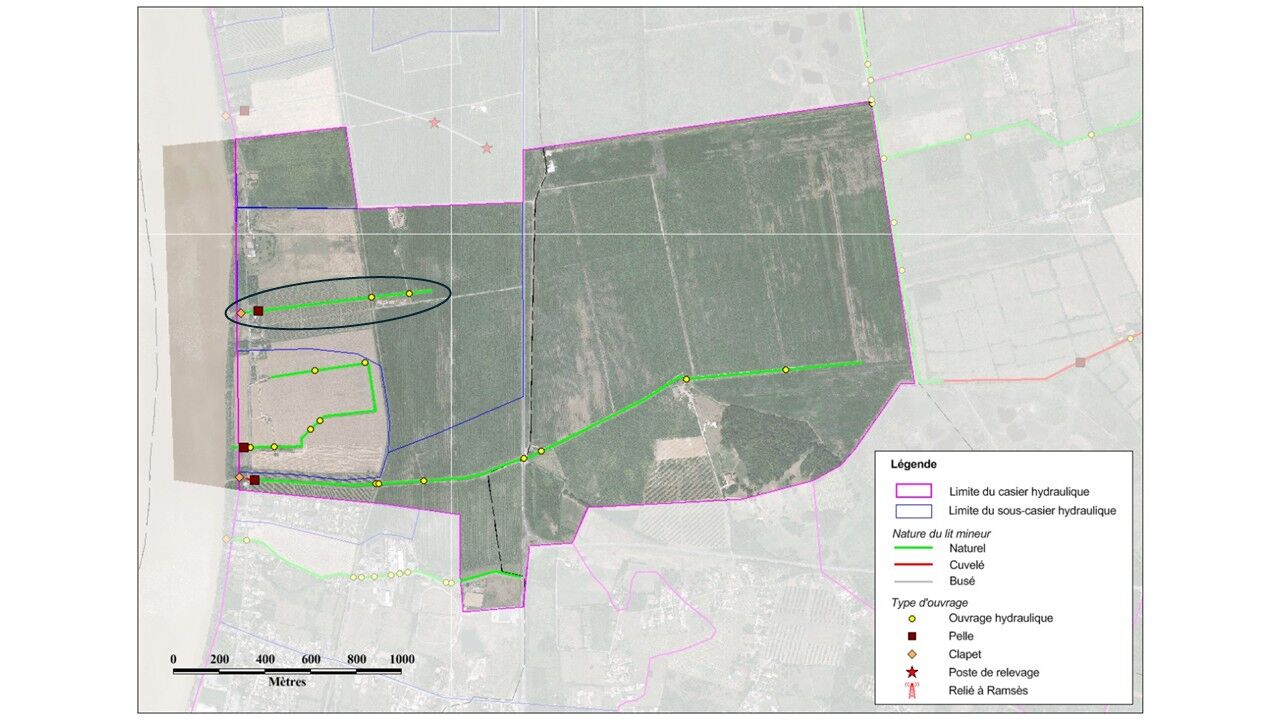 Cartographie des ouvrages présents sur Madran, 2018