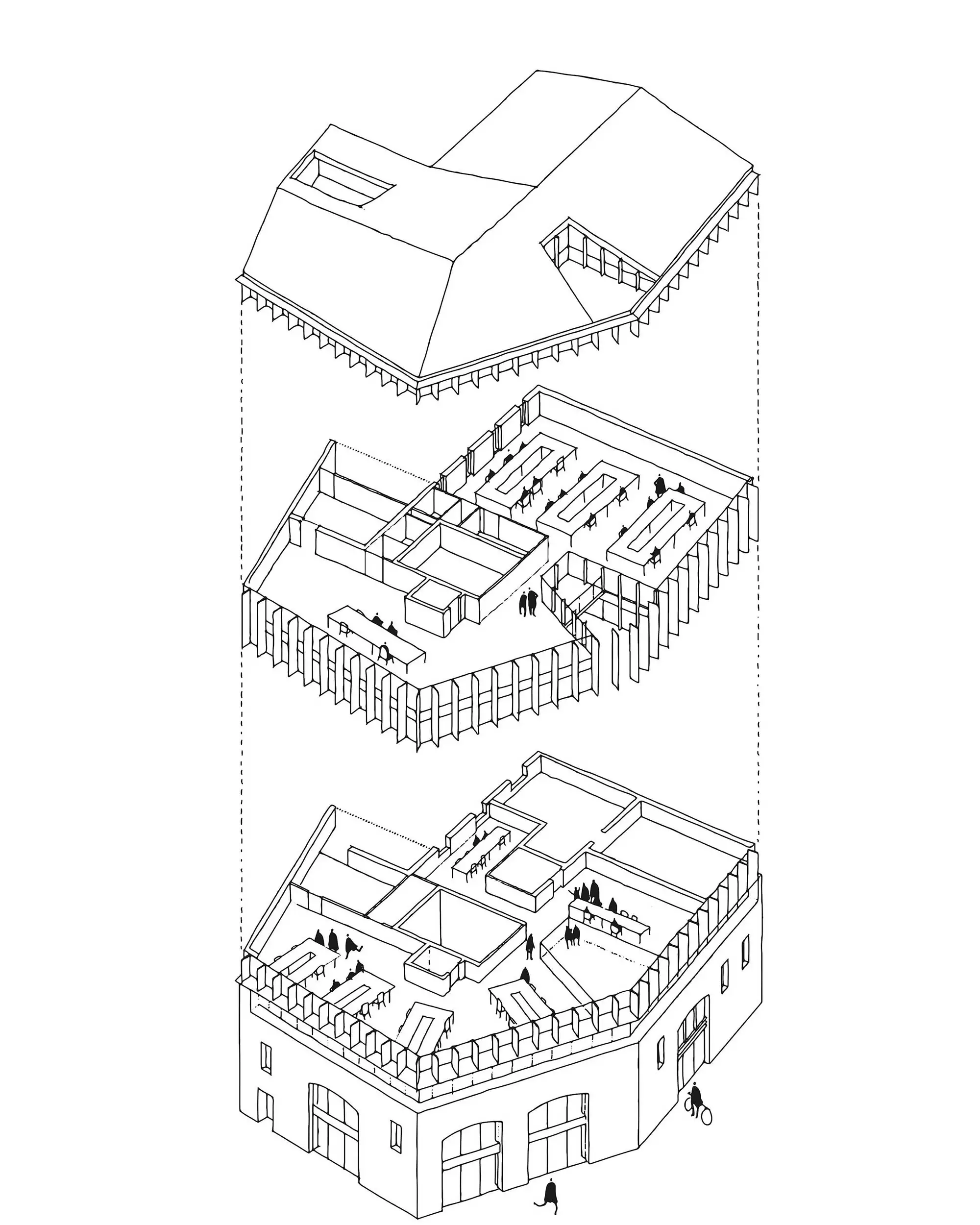 Axonométrie du projet