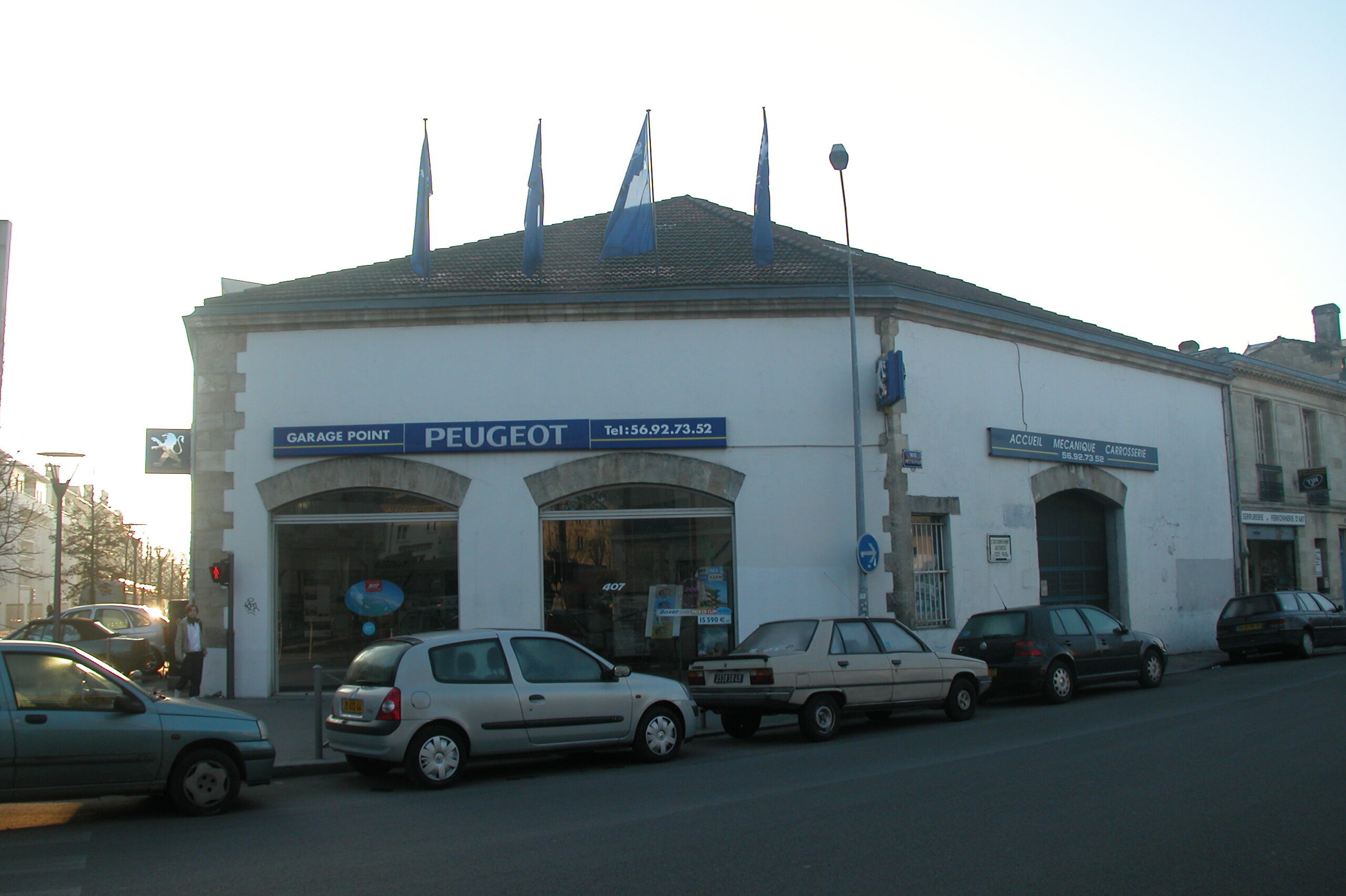 Vue de l'ancien garage 